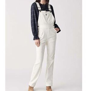 Faherty Women's NWT Walker Cord Casual Western Overall Cream Organic, Small, NWT